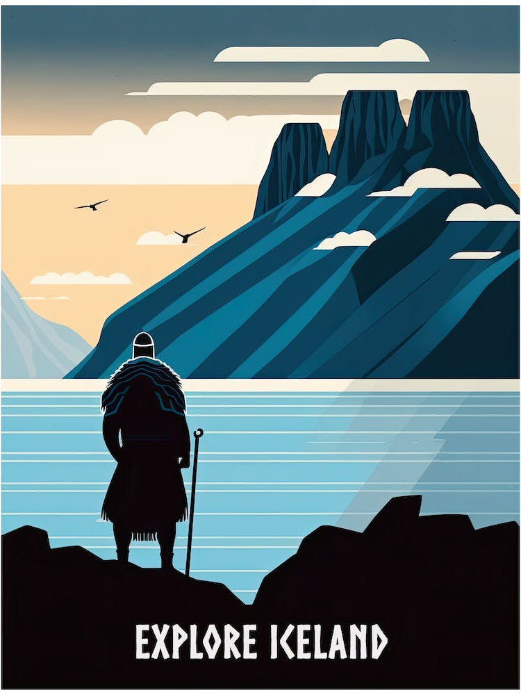 Viking Explore Iceland Poster
