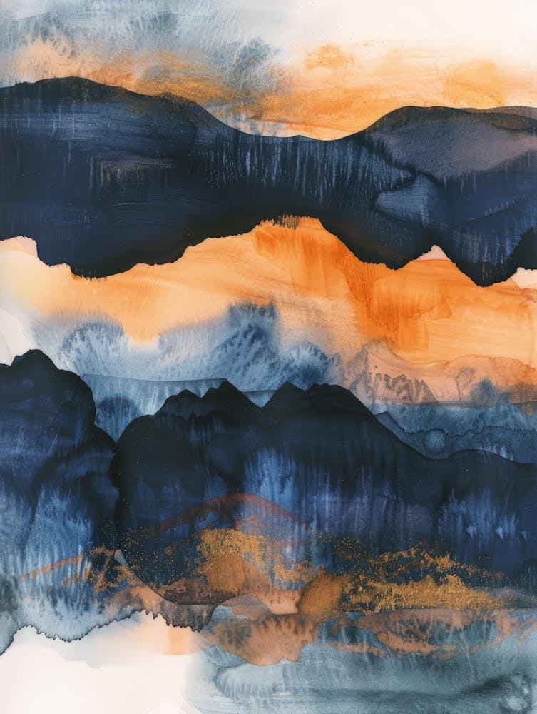 Sunset In The Mountains 36