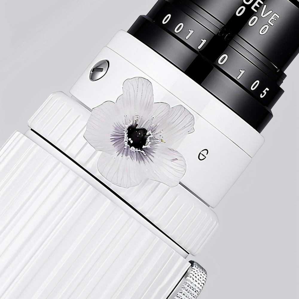 Flower On A Camera Lens