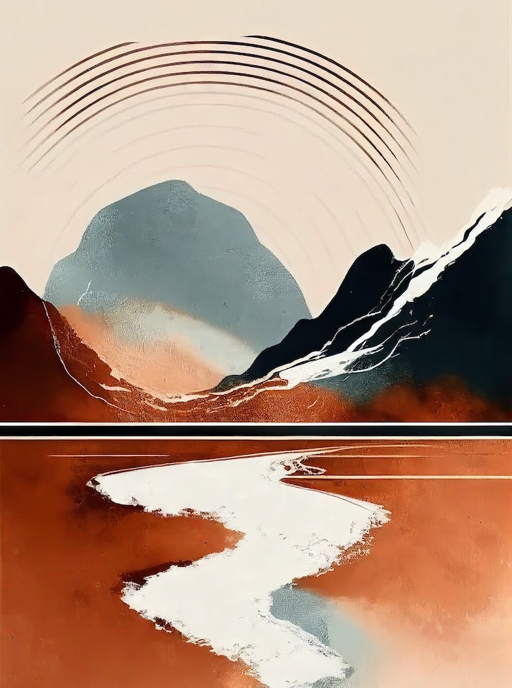 - Abstract Minimal Boho Beach 9