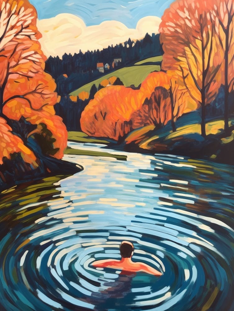 Wild Swimming At River Nidd Yorkshire 1