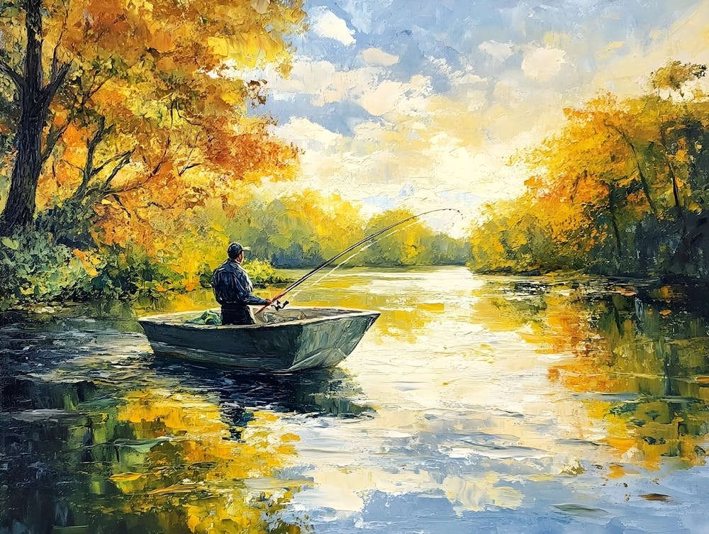 Angeln am Fluss 3