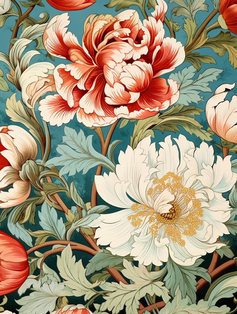 Victorian Peonies