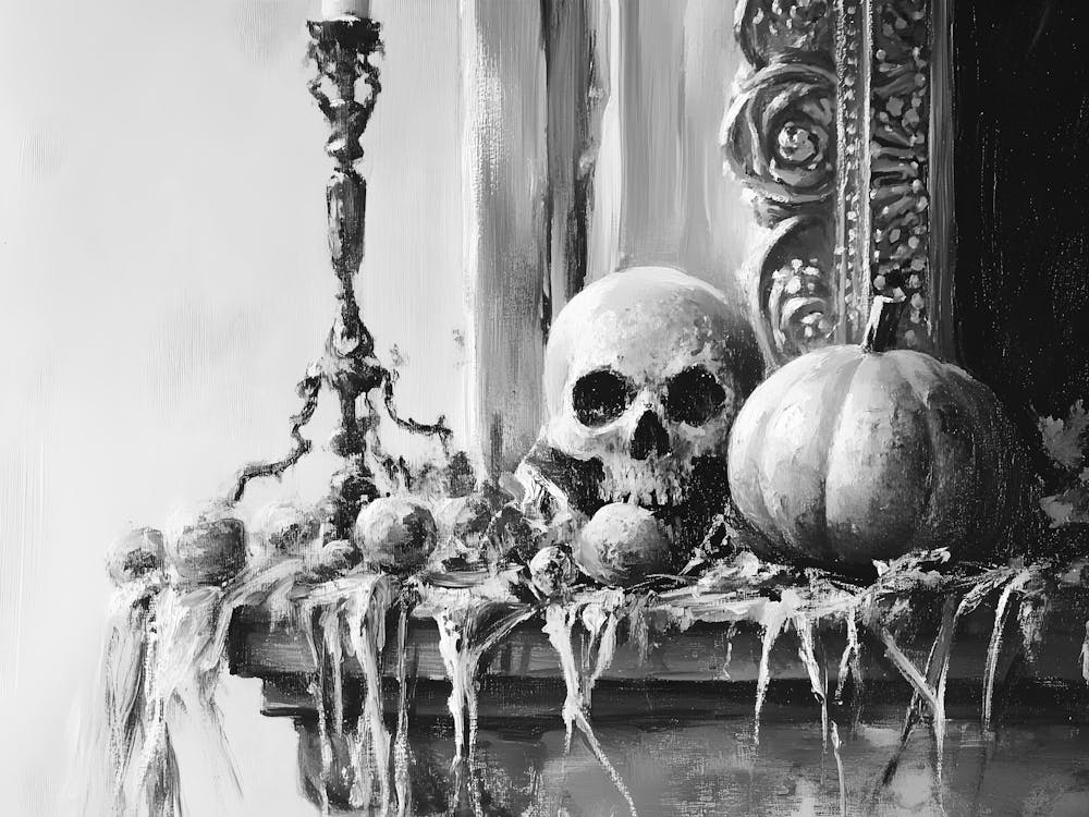 Halloween Mantle