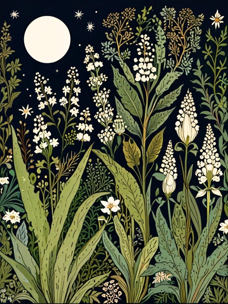 William Morris Night In The Garden 11