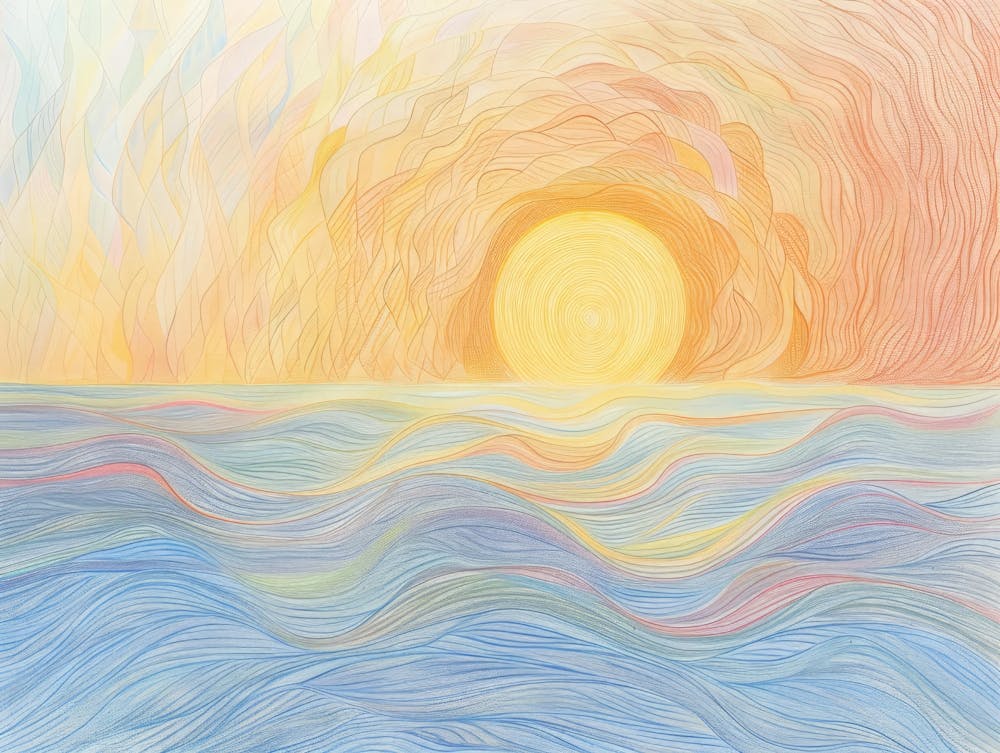 Sunrise Over The Ocean 6