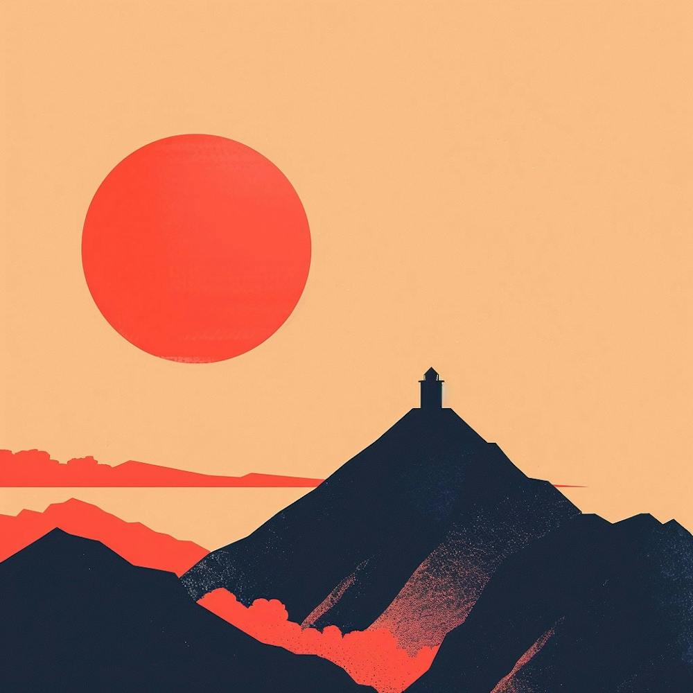 Sunset In The Mountains 5