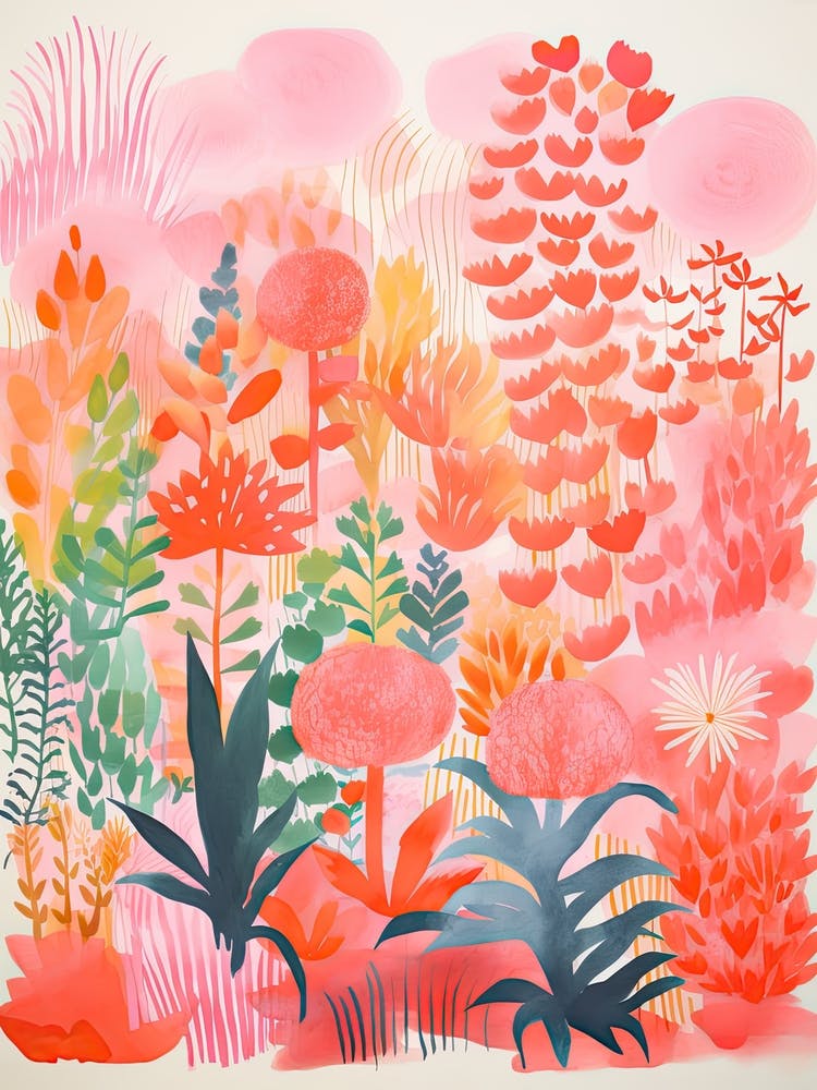 Nong Nooch Tropical Botanical Gardens Abstract Riso Style 4
