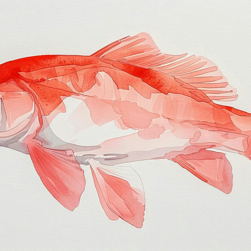 Red Koi Fish