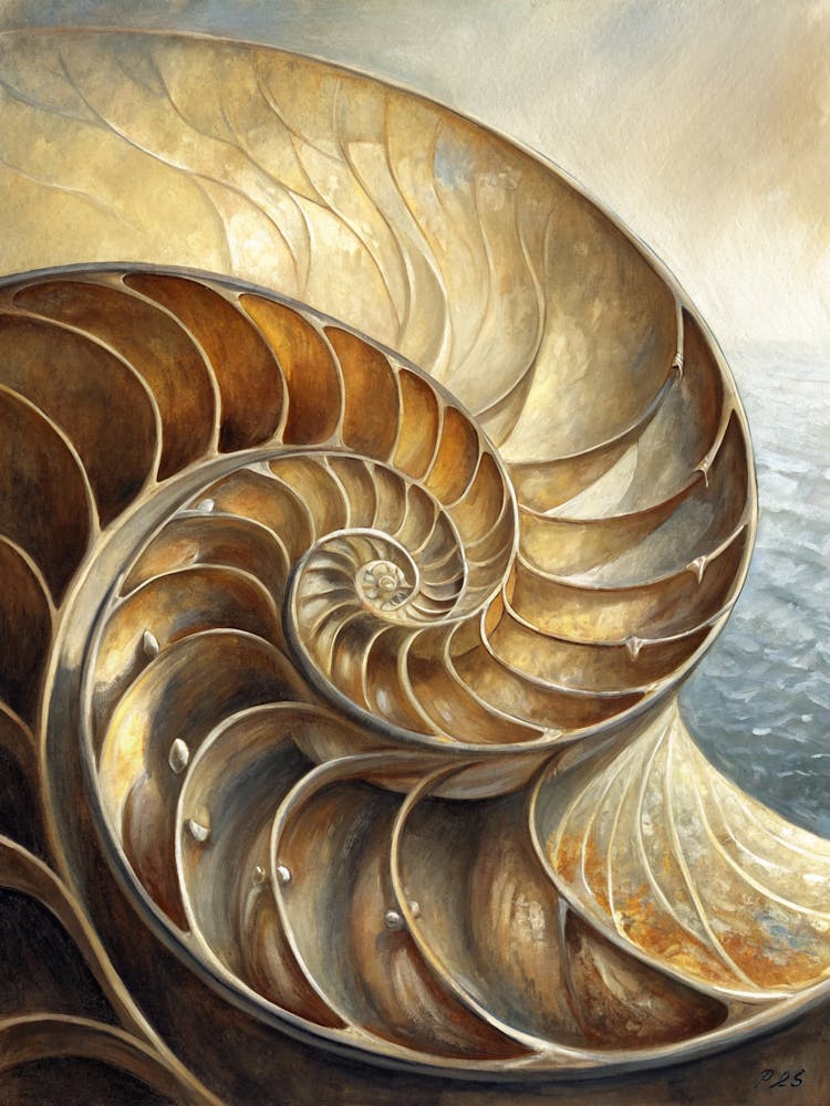 Oil Painting Style Raised Metallic Texture