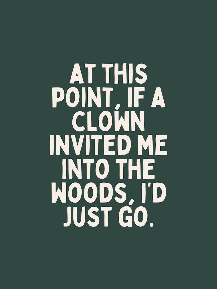 At This Point | White and Forest Green