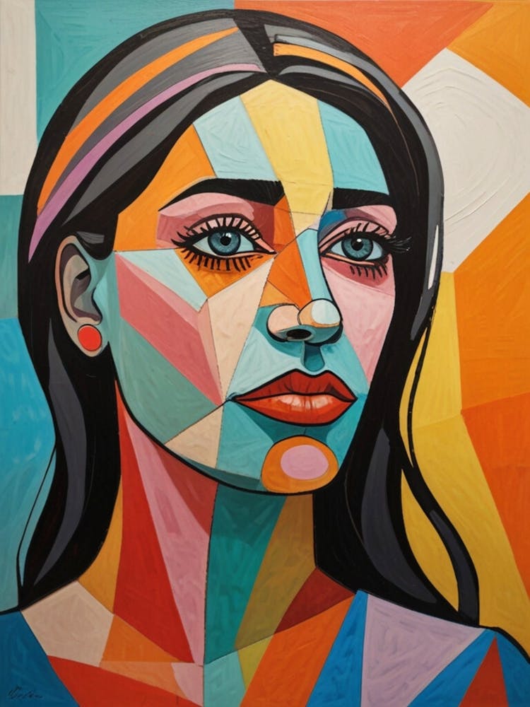 Geometrische Frau 2