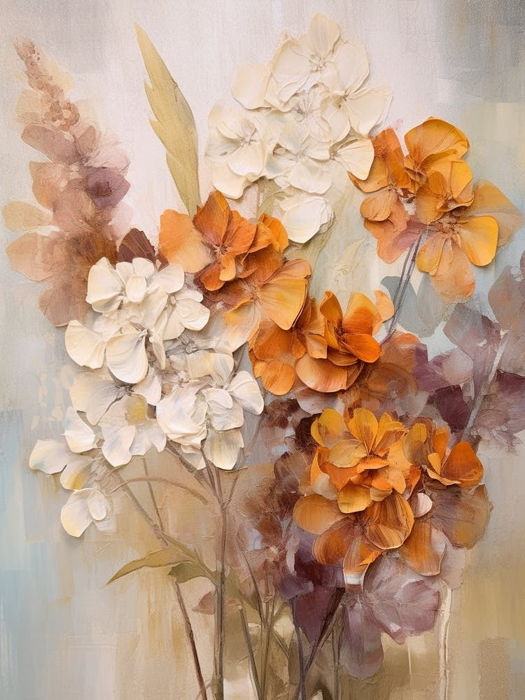 Fall Flower Painting Hydrangea