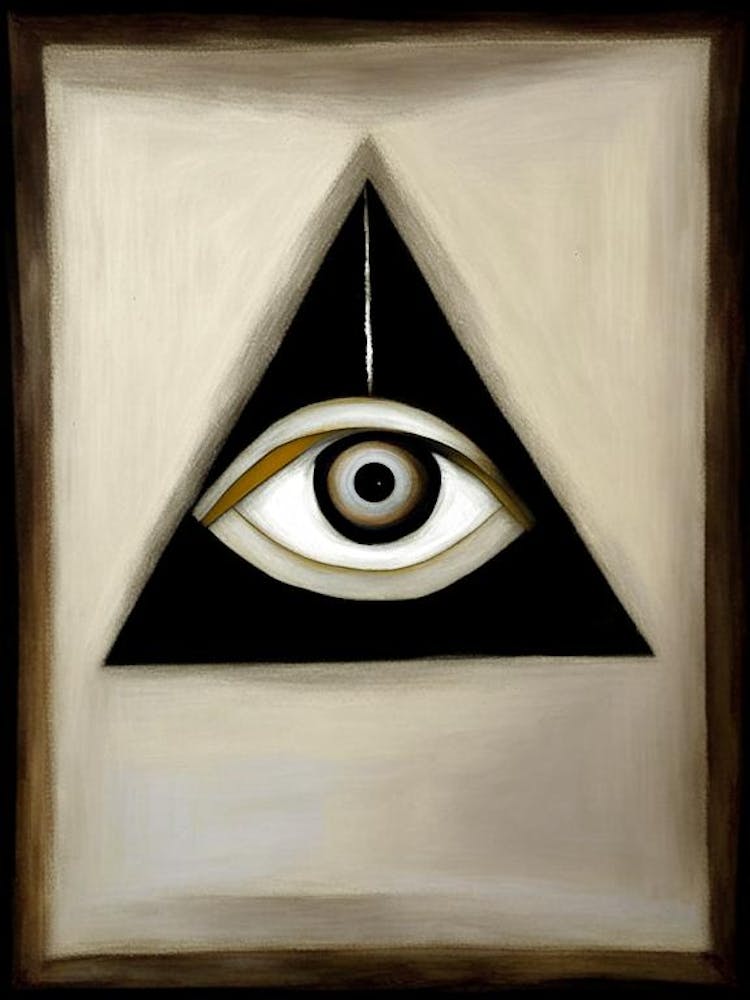 Awareness, Symbol, Third Eye Rothko Neutral