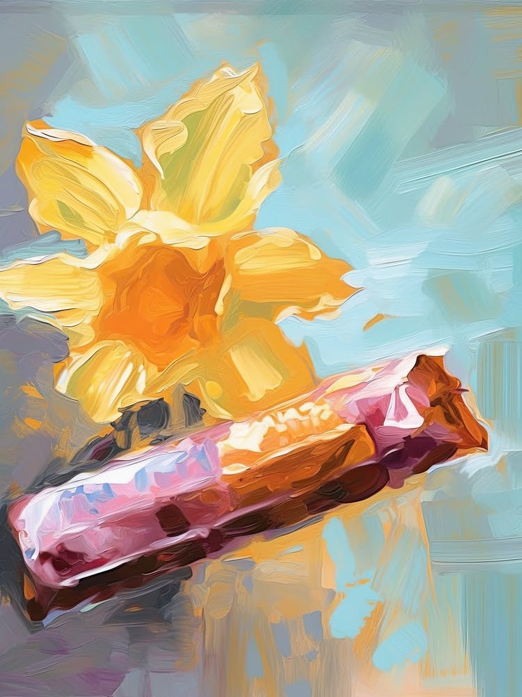 A Daffodil Oil Painting 1