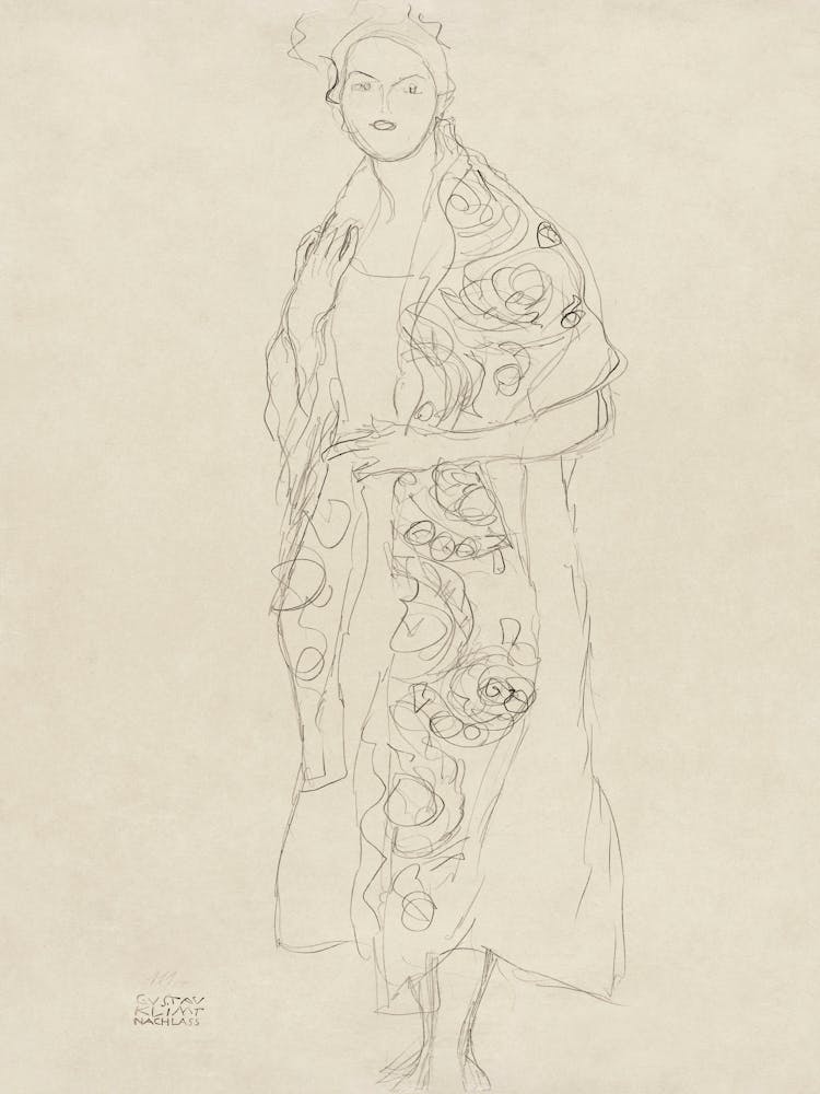 Portrait Of A Woman, Gustav Klimt