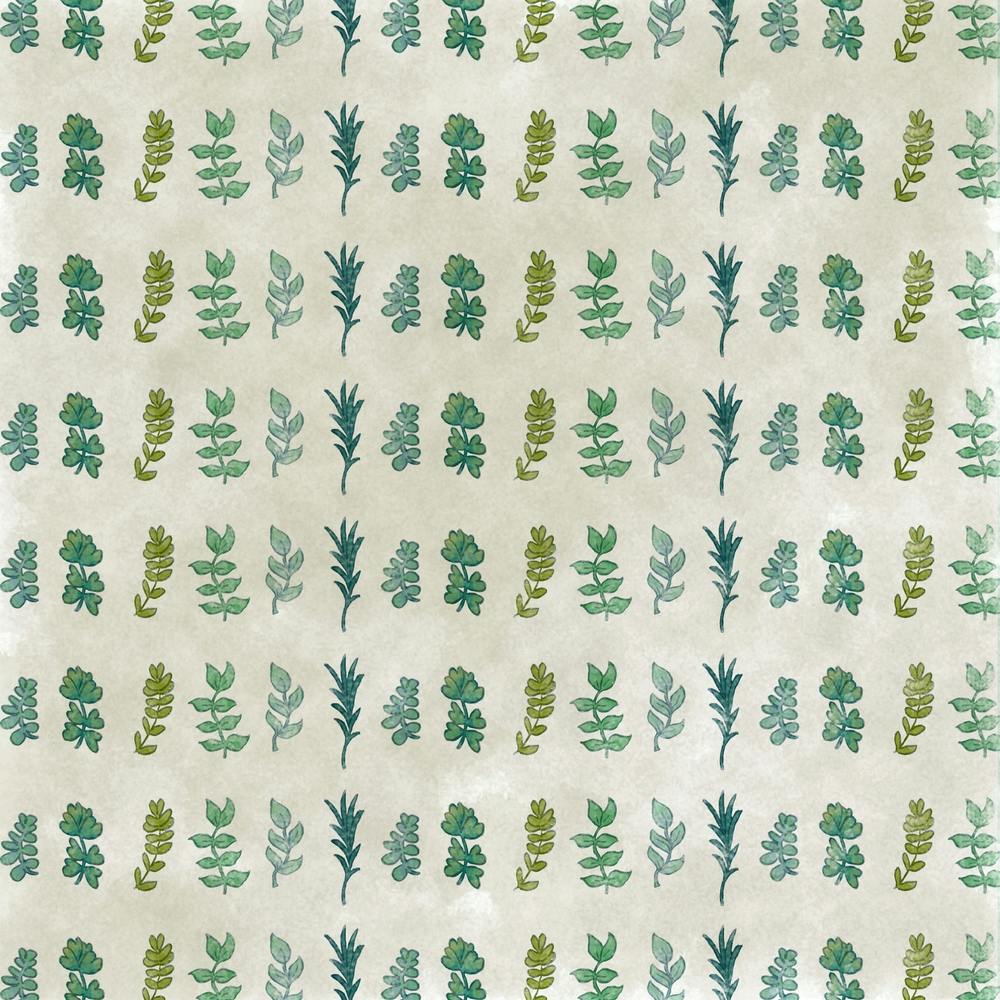 Leaf Pattern Totebag Throw pillow nature herb 1