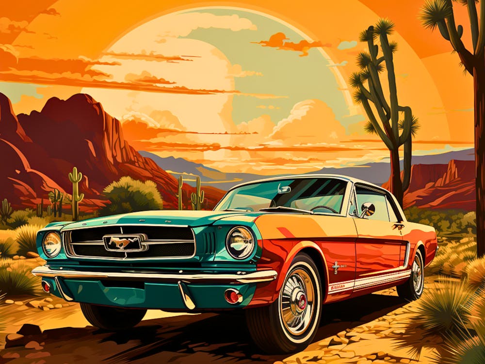 Steed and Steel: Vintage Ford Elegance