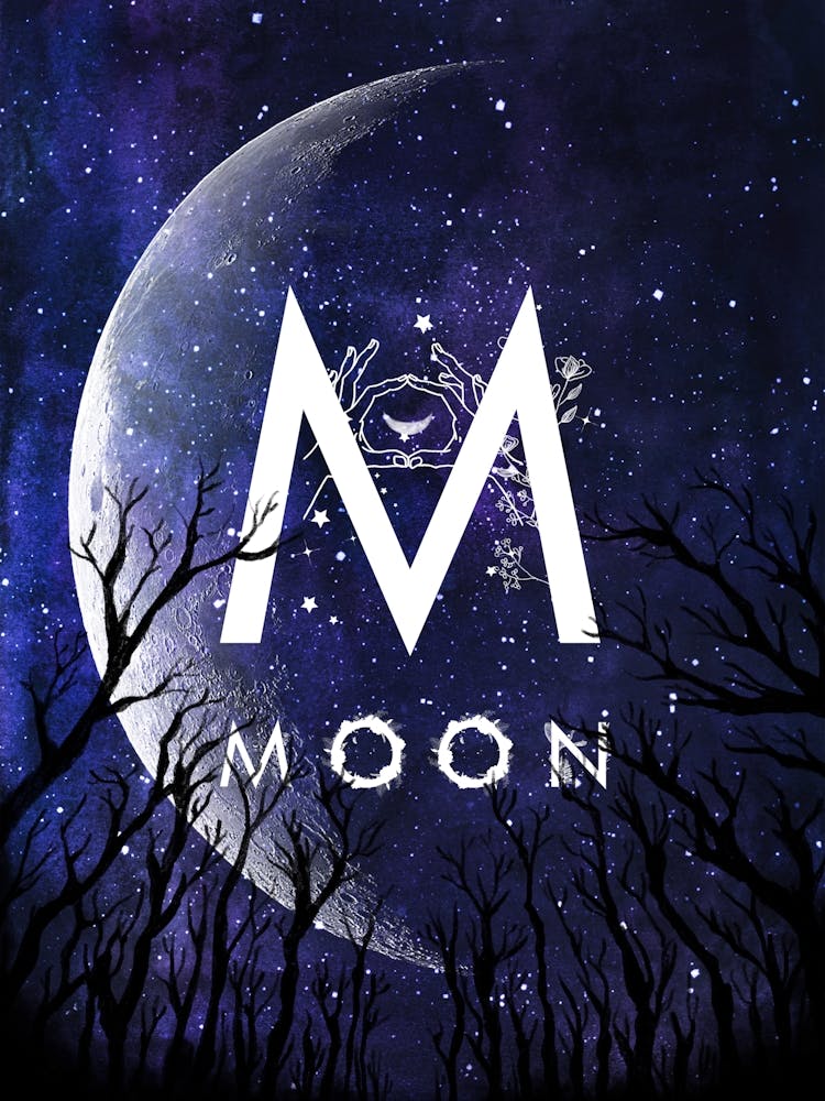 Moon - Starry Night and Moon #15