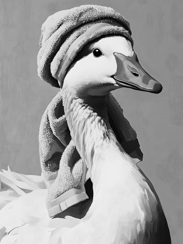 Goose With Towel