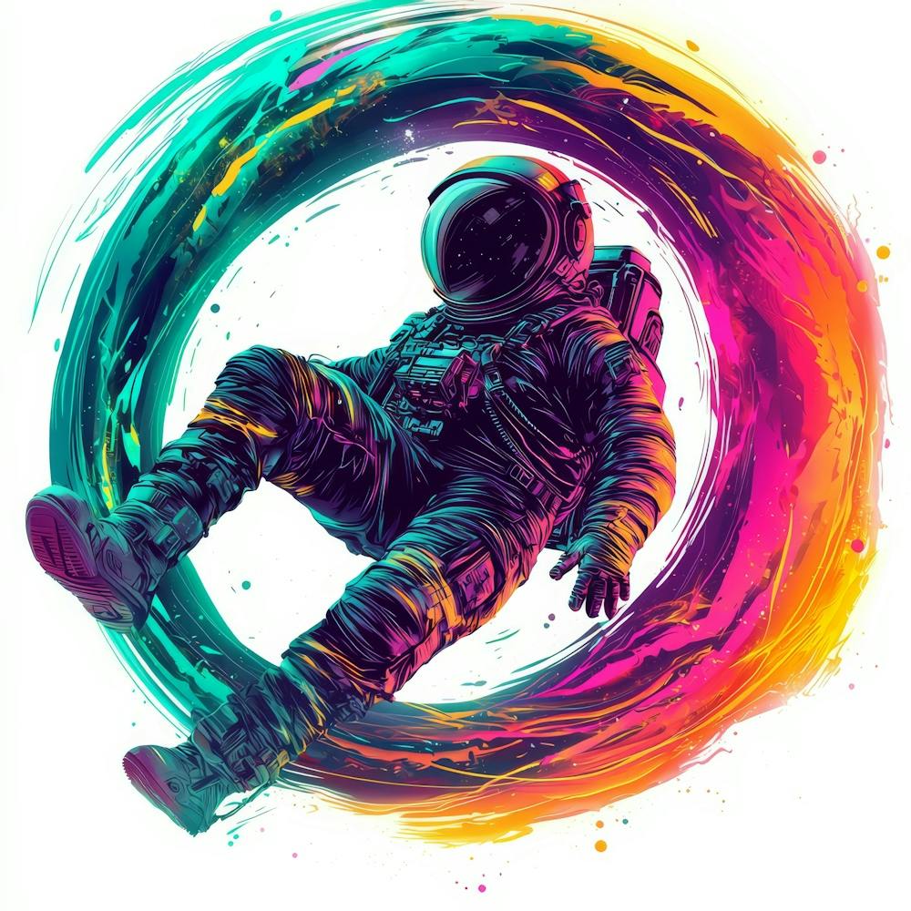 Astronaut im Weltraum 27
