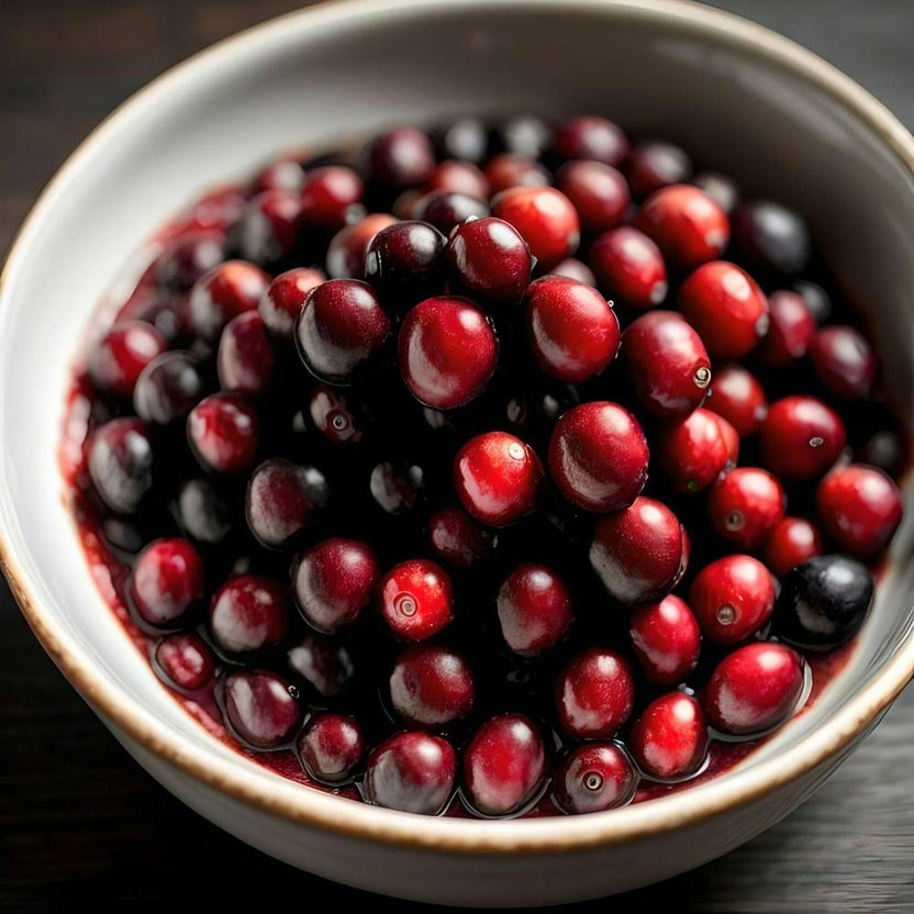 Cranberries In A Bowl