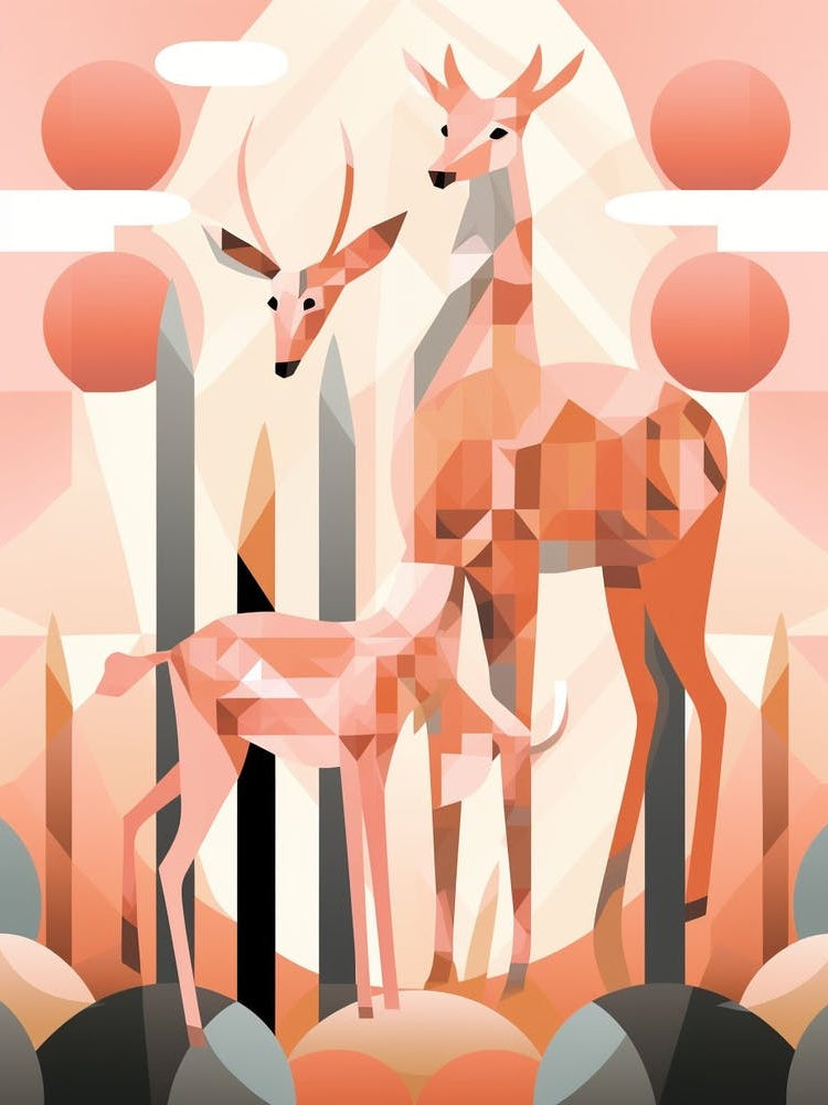Abstract Geometric Animals 1