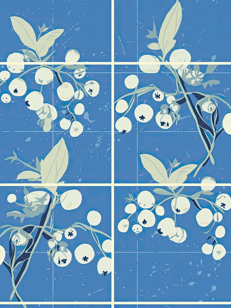 Blueberries Illustration 2