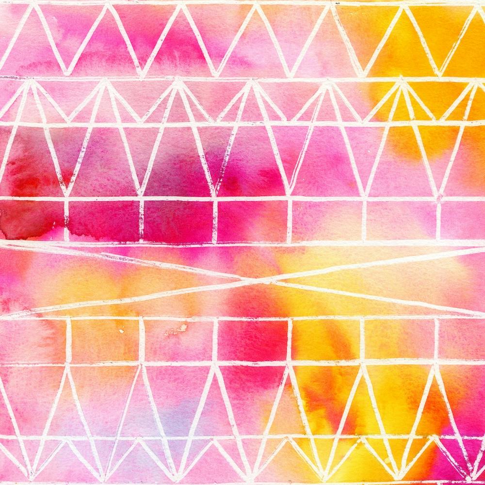 Abstract Pink Painting
