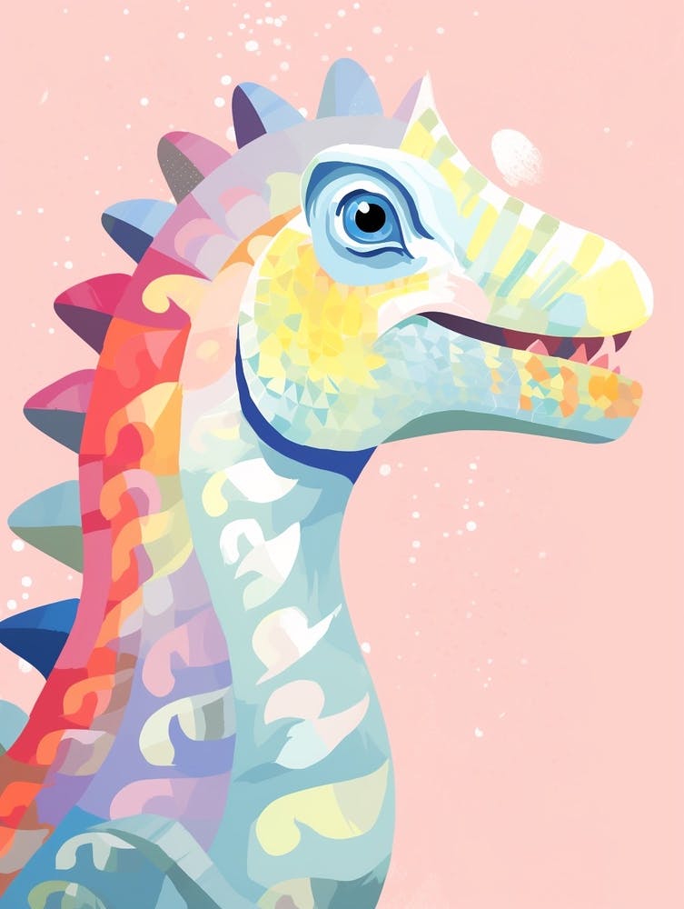 Colourful Dinosaur Lambeosaurus 1