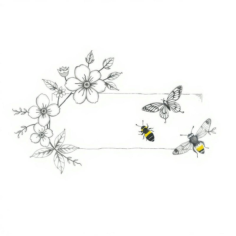 Bees And Flowers