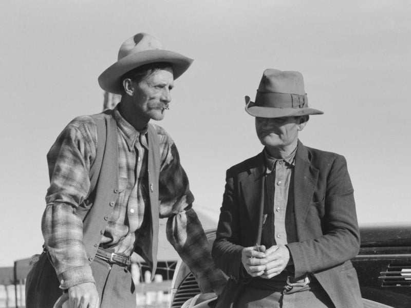 West Texas Cattlemen, San Angelo, Texas By Russell Lee