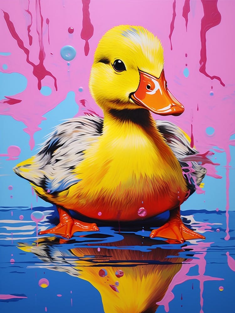 Duckling Pop Art 1