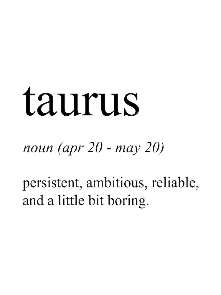 Taurus Star Sign Definition Meaning