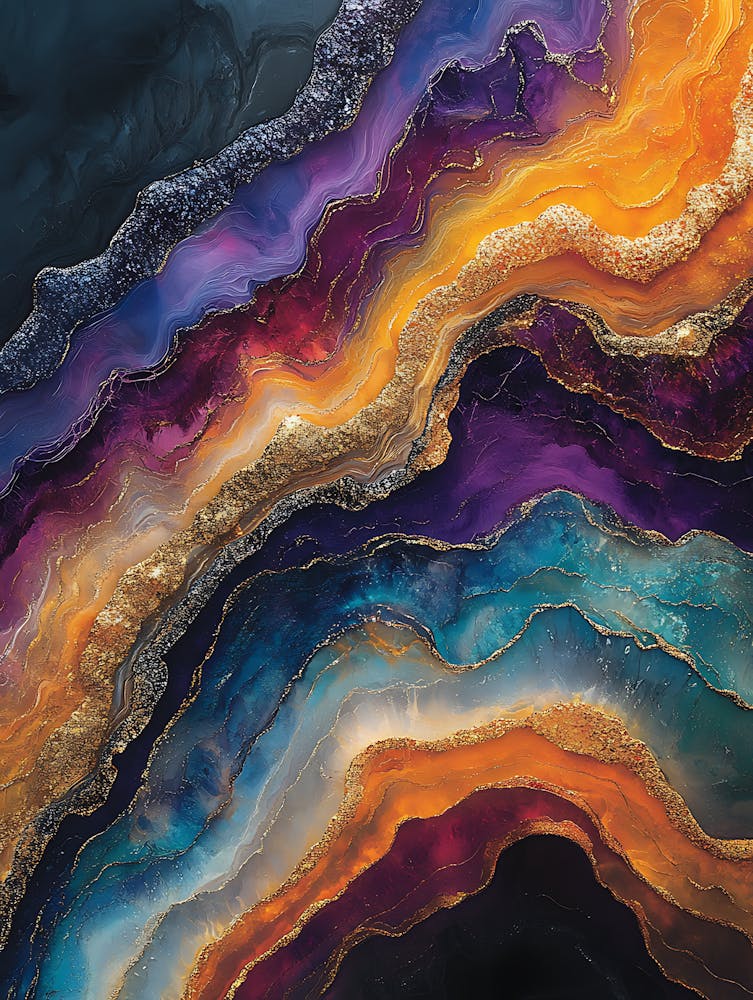 Stunning Whimsical Marble 8