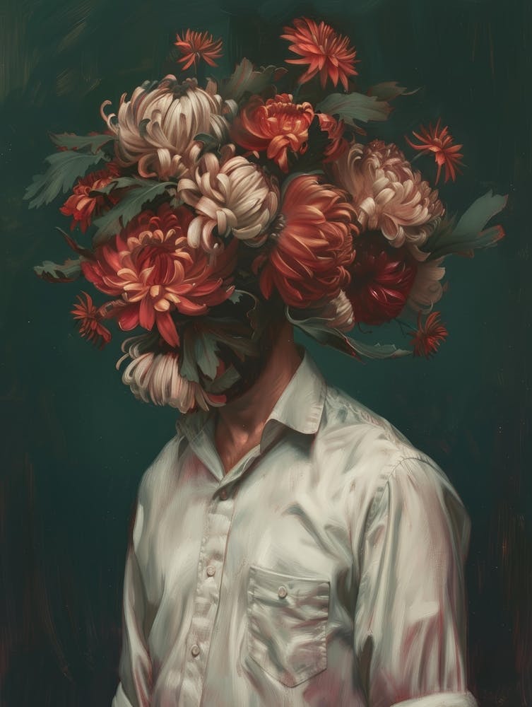 Flowers On Head 1