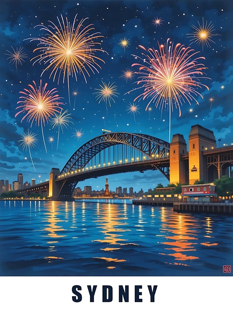 Sydney Vintage Travel Poster 19