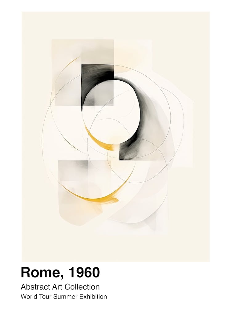 World Tour Exhibition, Abstract Art, Rome, 1960 10