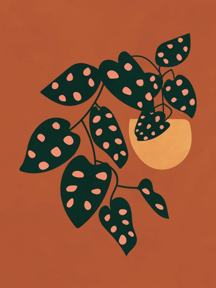 Potted Plant Earthy Tones