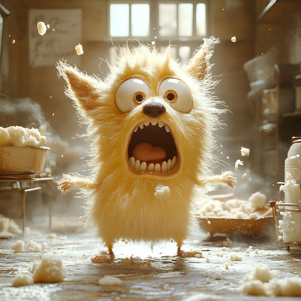 Goofy Dog in Bakery 6