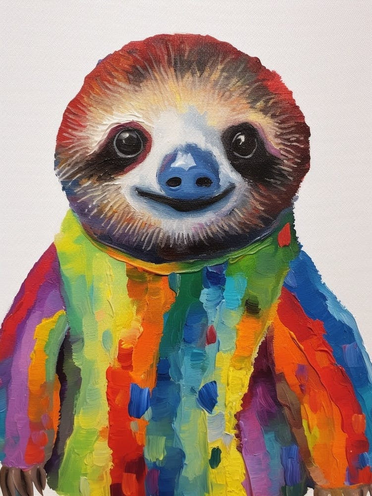 Baby Animal Wearing Sweater Sloth 2