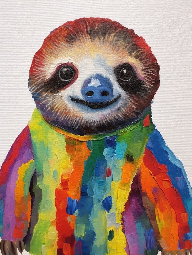 Baby Animal Wearing Sweater Sloth 2