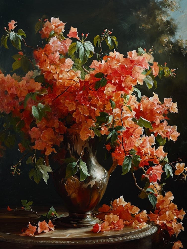 Baroque Floral Still Life Bougainvillea 3