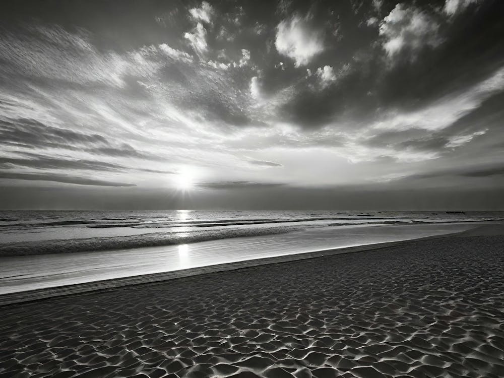 Sonnenuntergang am Strand 581