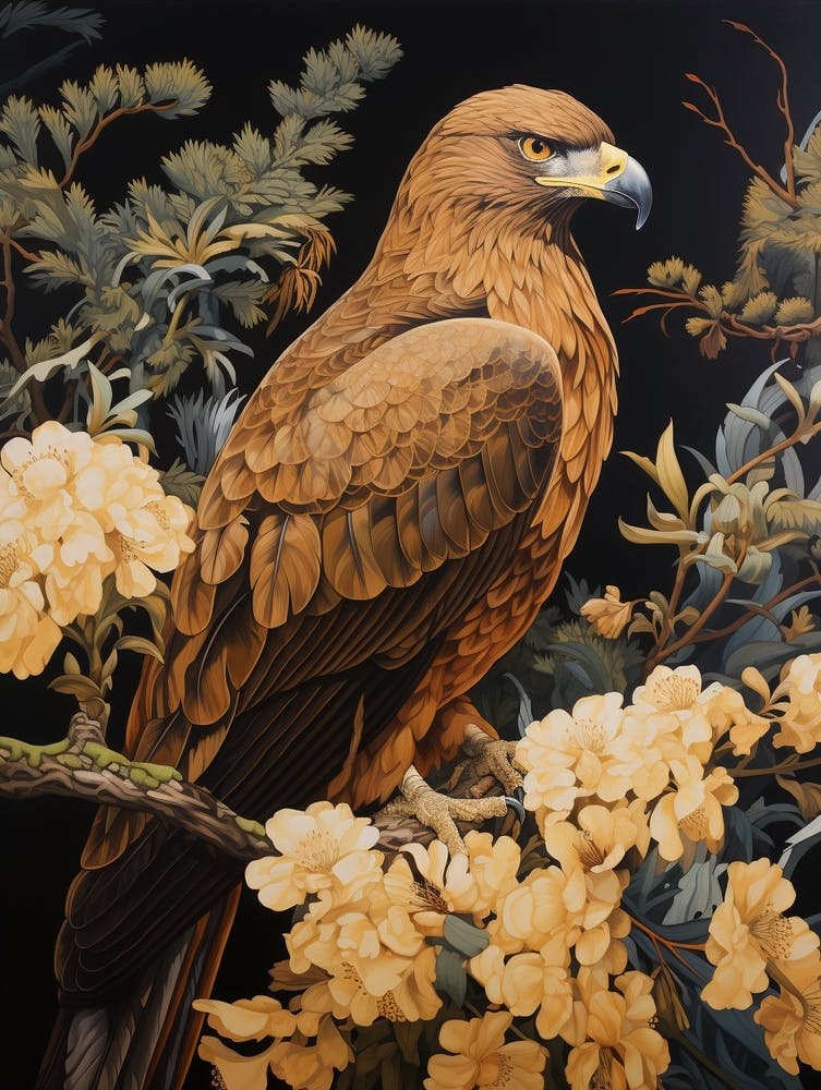 Dark And Moody Botanical Golden Eagle 3