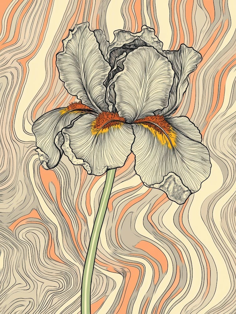 Iris Abstrait