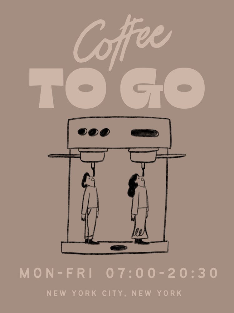Coffee Wall Art | Coffee Typography | Neutral Kitchen Wall Art | Earth Tone Wall Art | Funny Trendy Retro Vintage Cute Coffee Lovers Kitchen 1