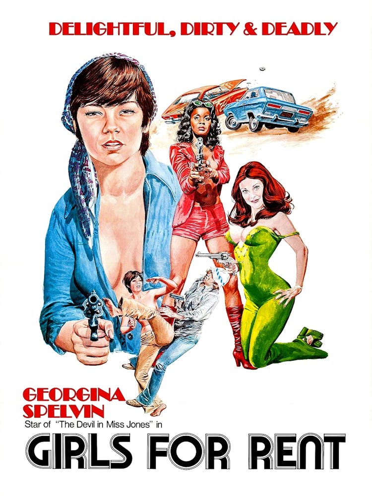 Girls For Rent, Sexy Movie Poster