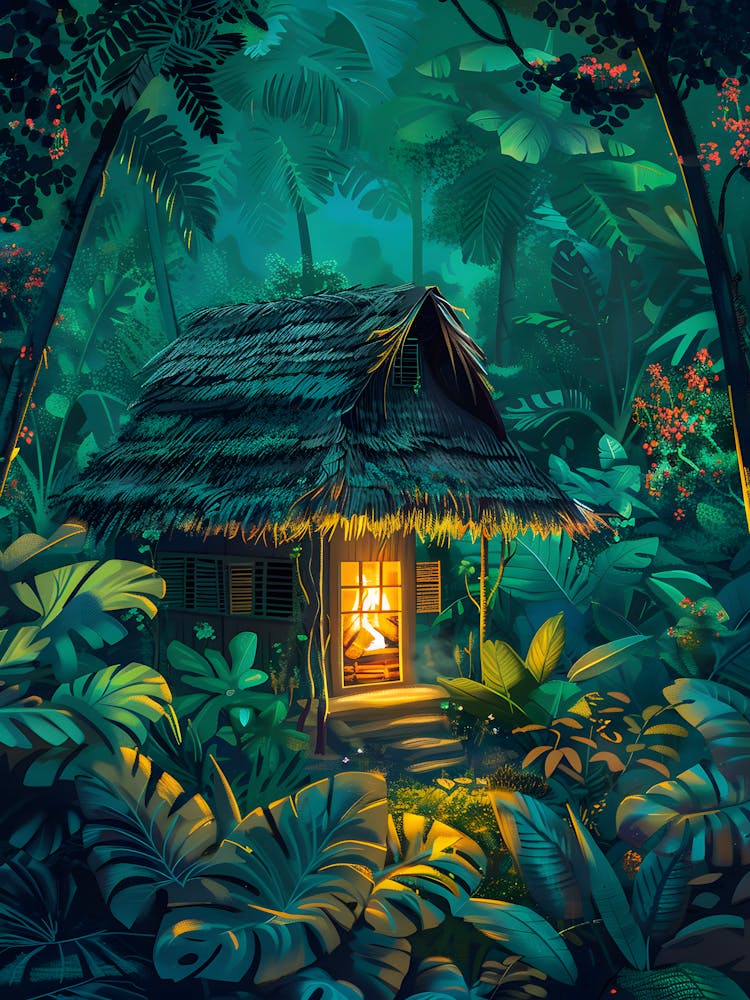 Hut In The Jungle