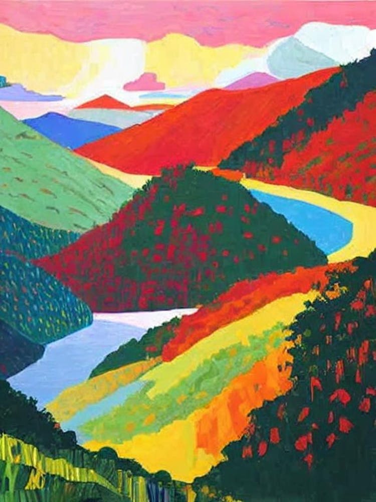 Bwindi Impenetrable National Park Uganda Abstract Colourful